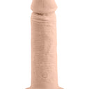 Evolved Vibrating 6 Inch Silicone Suction Cup Dildo Light 17.8 cm