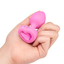 b-Vibe Vibrating Pink Heart Butt Plug – S/M