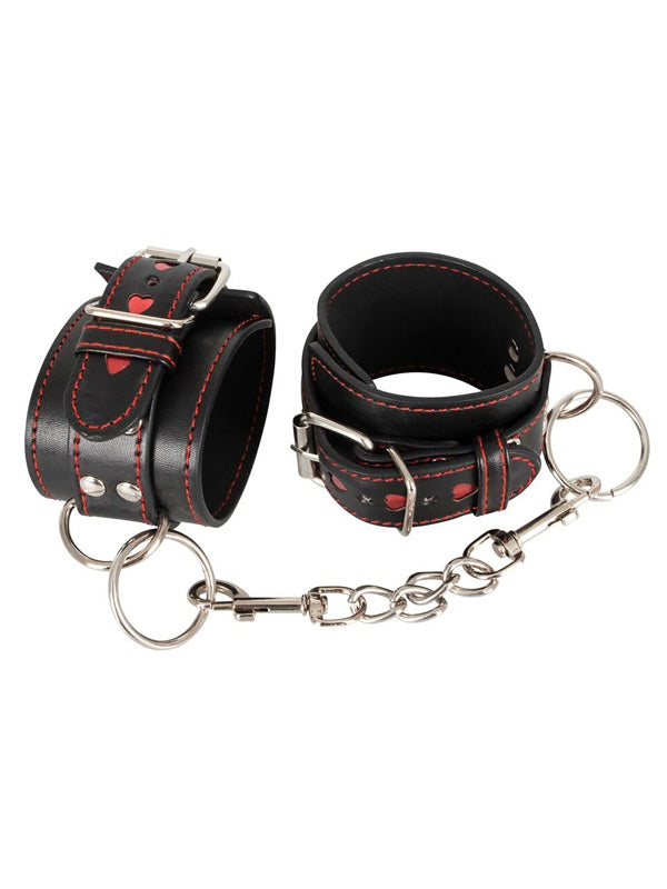 Bad Kitty Black Heart Hand Cuffs