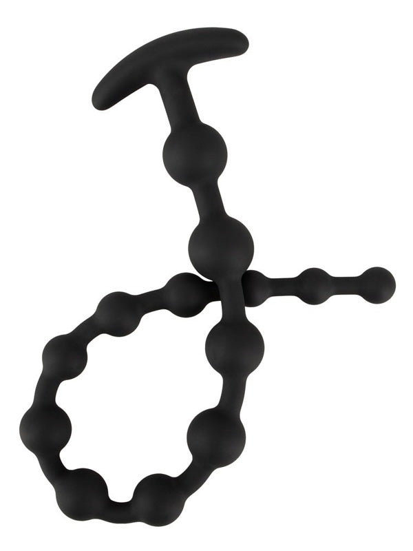 Black Velvets Silicone Anal Beads