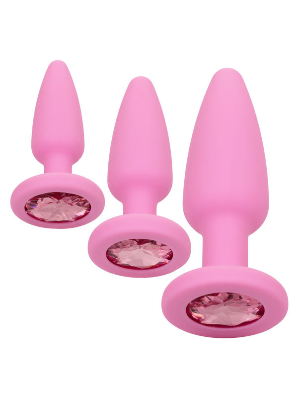 CRYSTAL BOOTY 3-PIECE BUTT PLUG SET