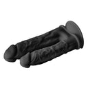 Dream Toys Real Love Dual Density Double Penetrator Dildo Black
