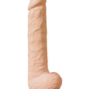 Dream Toys Real Love Dual Density Silicone XXL Dildo with Balls Light 38 cm