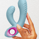 FemmeFunn Cora Thumping Dual Vibrator Light Blue