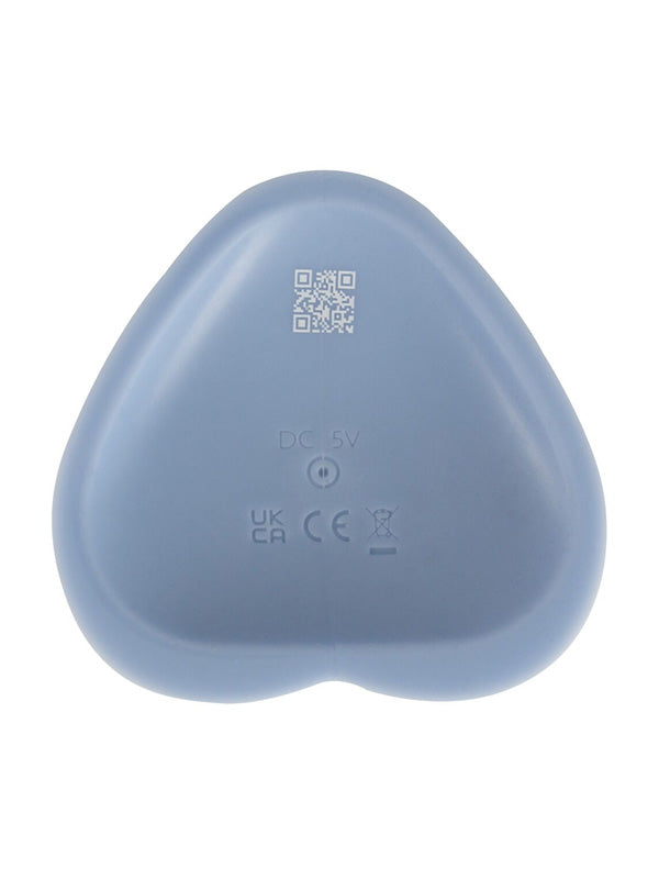 You2Toys Heart Guy Blue Vibrating Silicone Dildo 17 cm