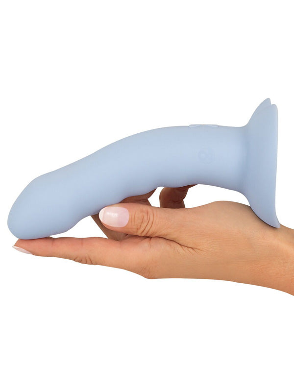 You2Toys Heart Guy Blue Vibrating Silicone Dildo 17 cm