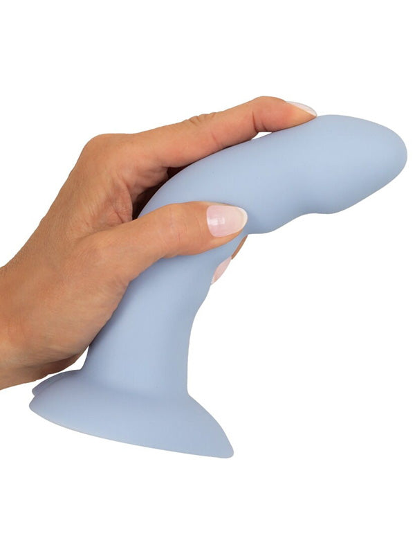 You2Toys Heart Guy Blue Vibrating Silicone Dildo 17 cm