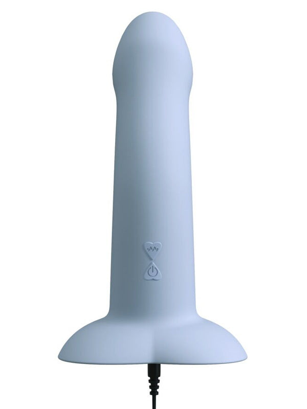 You2Toys Heart Guy Blue Vibrating Silicone Dildo 17 cm