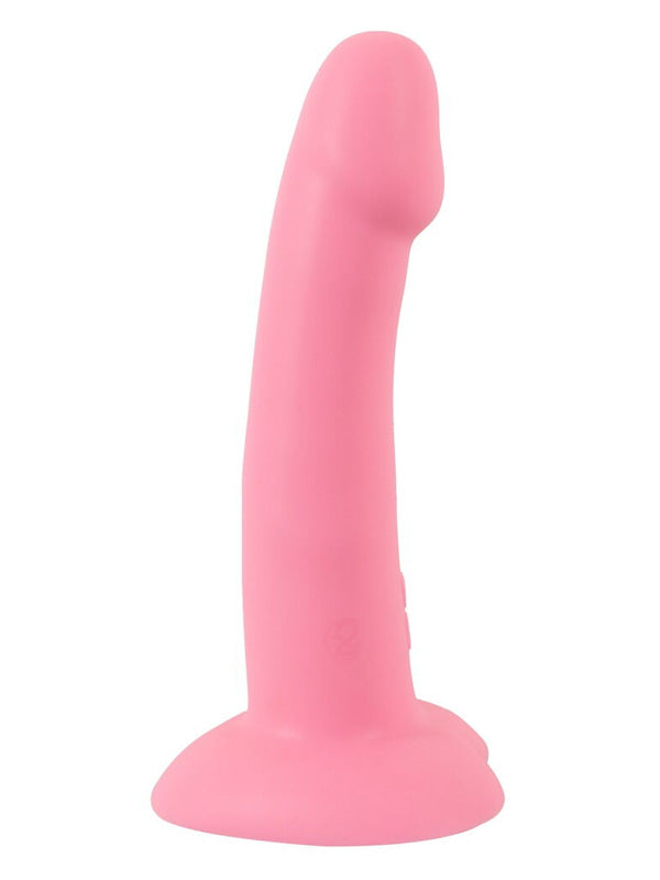 You2Toys Heart Guy Pink Vibrating Silicone Dildo 19 cm
