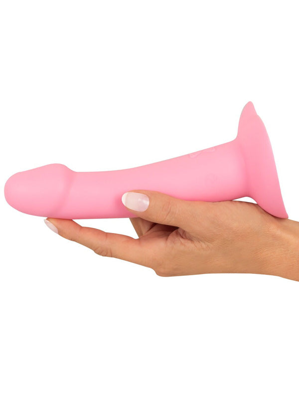 You2Toys Heart Guy Pink Vibrating Silicone Dildo 19 cm