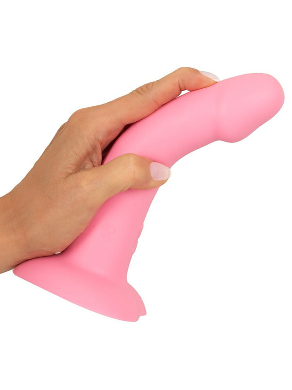You2Toys Heart Guy Pink Vibrating Silicone Dildo 19 cm