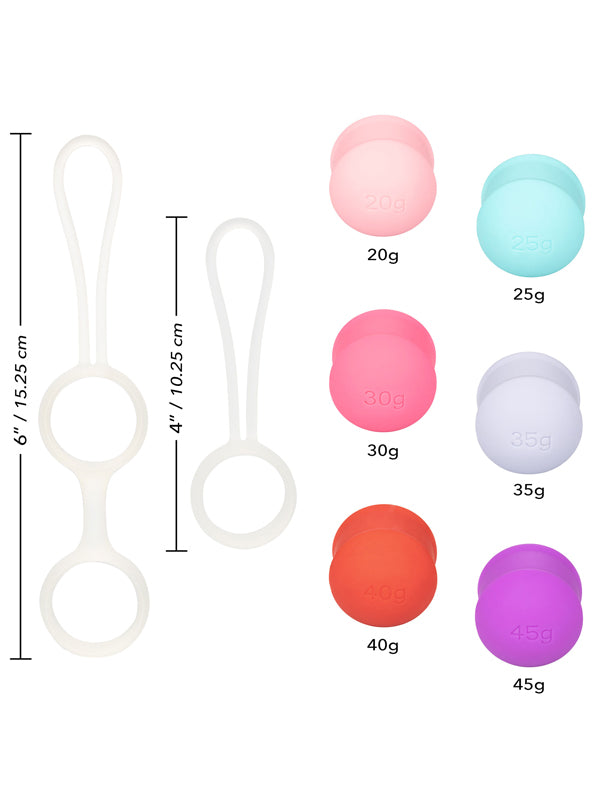 SHE-OLOGY INTERCHANGEABLE WEIGHTED KEGEL SET