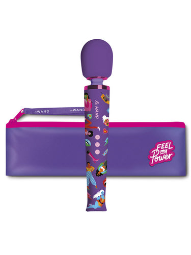 Le Wand Feel My Power Jade Purple Brown Wand Massager