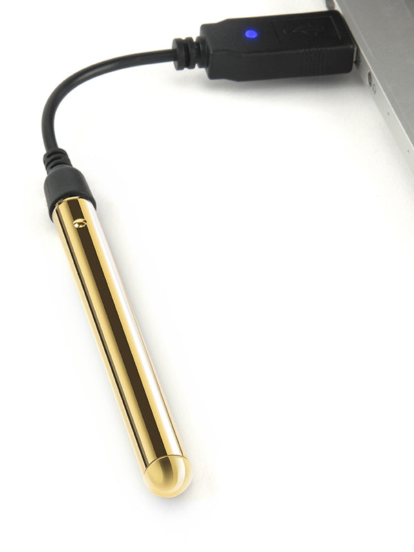 Le Wand Necklace Vibe Stainless Steel Vibrator Gold