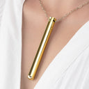 Le Wand Necklace Vibe Stainless Steel Vibrator Gold