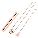 Le Wand Necklace Vibe Stainless Steel Vibrator Rose Gold