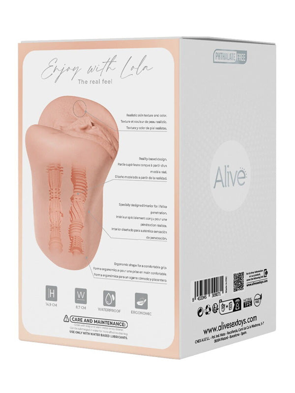 Alive Lola Dual Opening Premium Masturbator