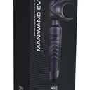 Box packaging of MAN.WAND EVO male vibrator on a white background
