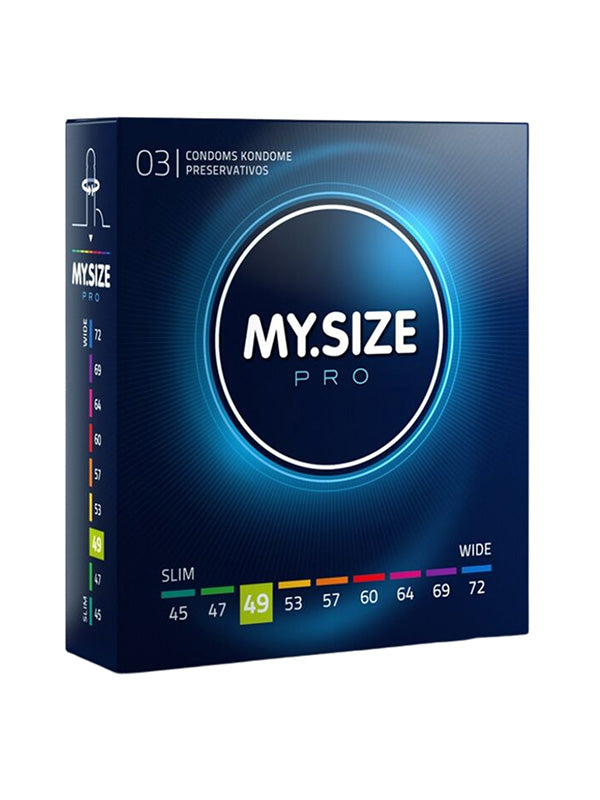 PRO NATURAL LATEX CONDOMS SIZE 49