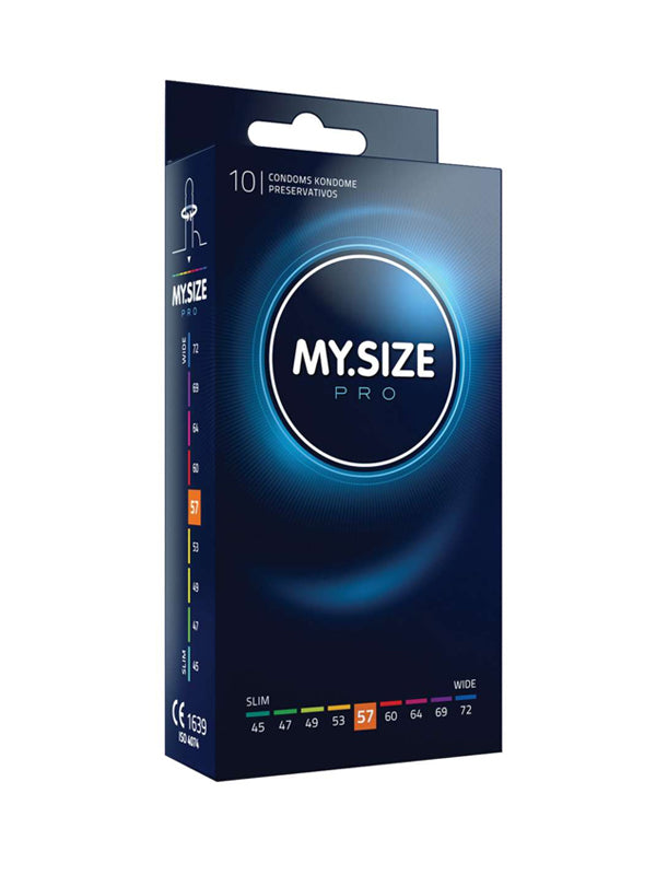 My.Size Pro Natural Latex Condoms Size 57