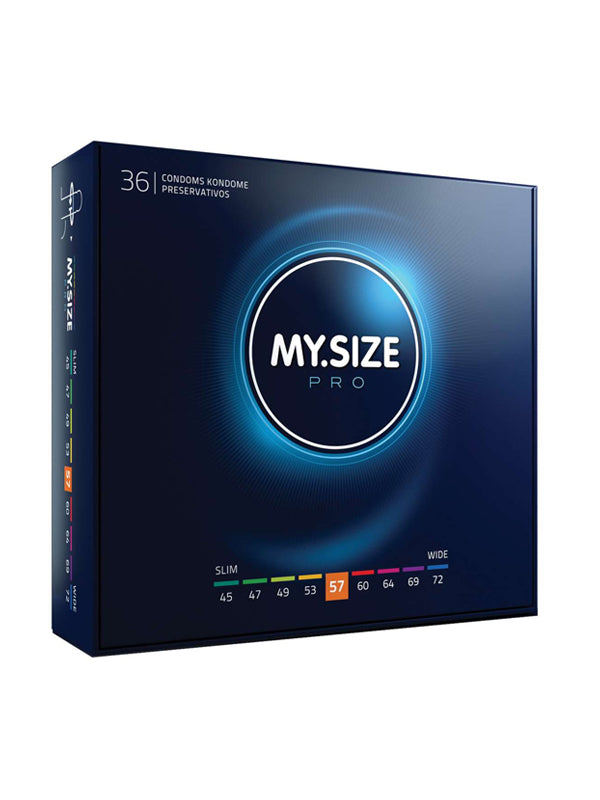 My.Size Pro Natural Latex Condoms Size 57