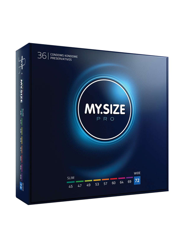 My.Size Pro Natural Latex Condoms Size 72