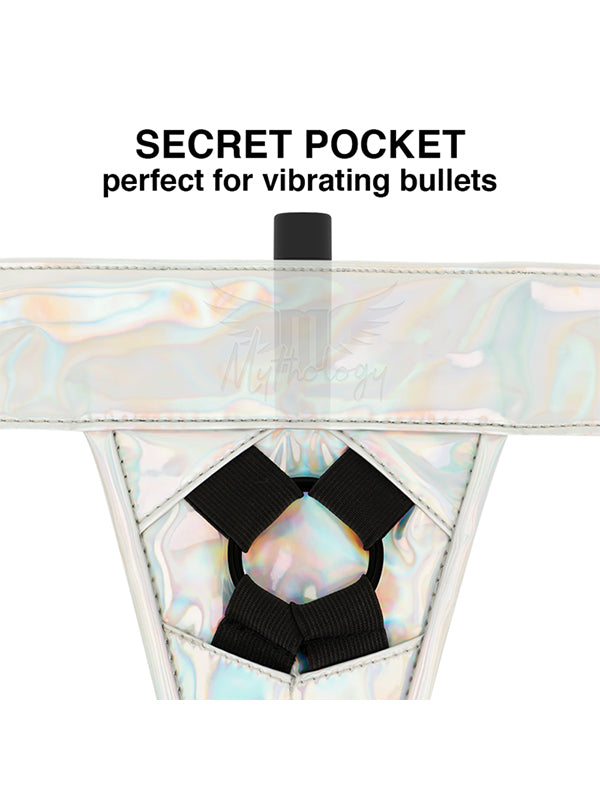 Mythology Fantasy Iridescent Strap-on Harness