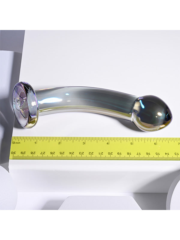 PLEASURE JEWELS KING GLASS DILDO