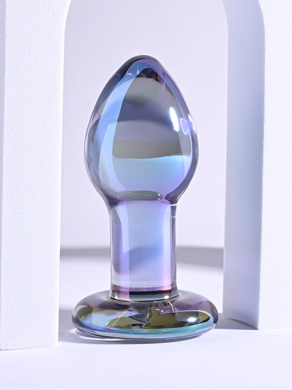 PLEASURE JEWELS GLASS BUTT PLUG