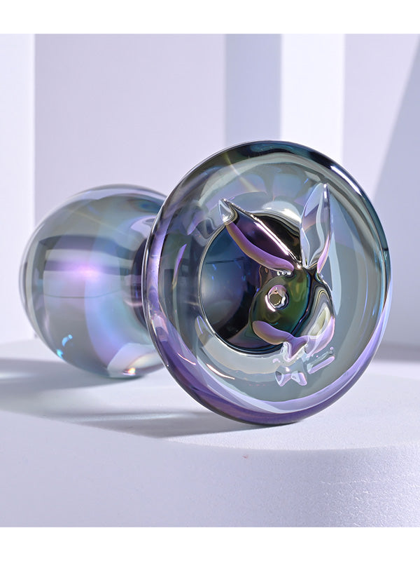 Playboy Pleasure Jewels Glass Butt Plug