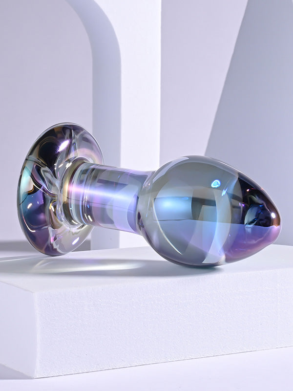 Playboy Pleasure Jewels Glass Butt Plug