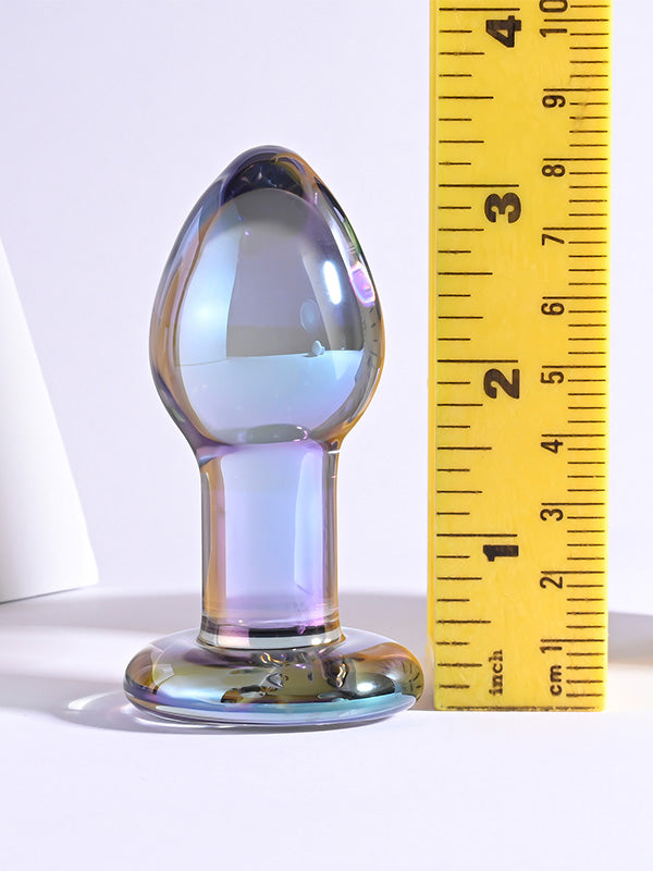 Playboy Pleasure Jewels Glass Butt Plug