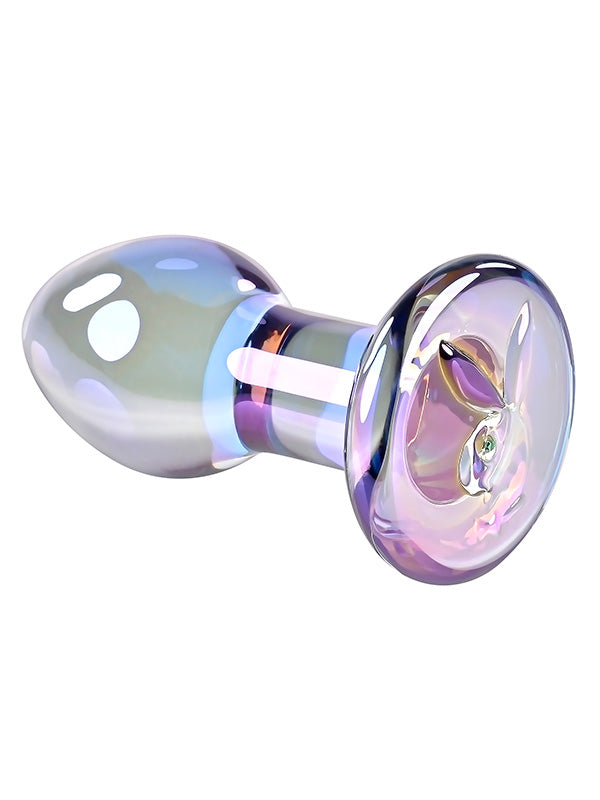 Playboy Pleasure Jewels Glass Butt Plug
