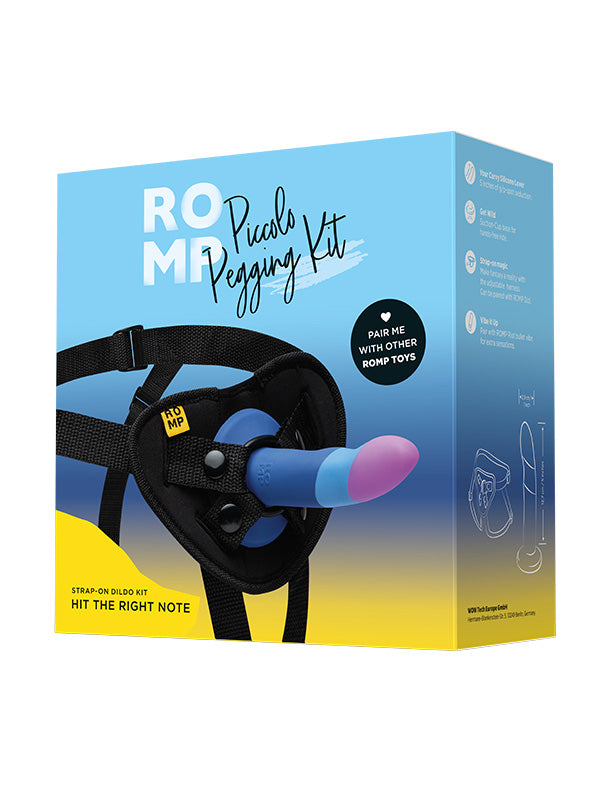 Romp Piccolo Pegging Kit with Silicone Dildo