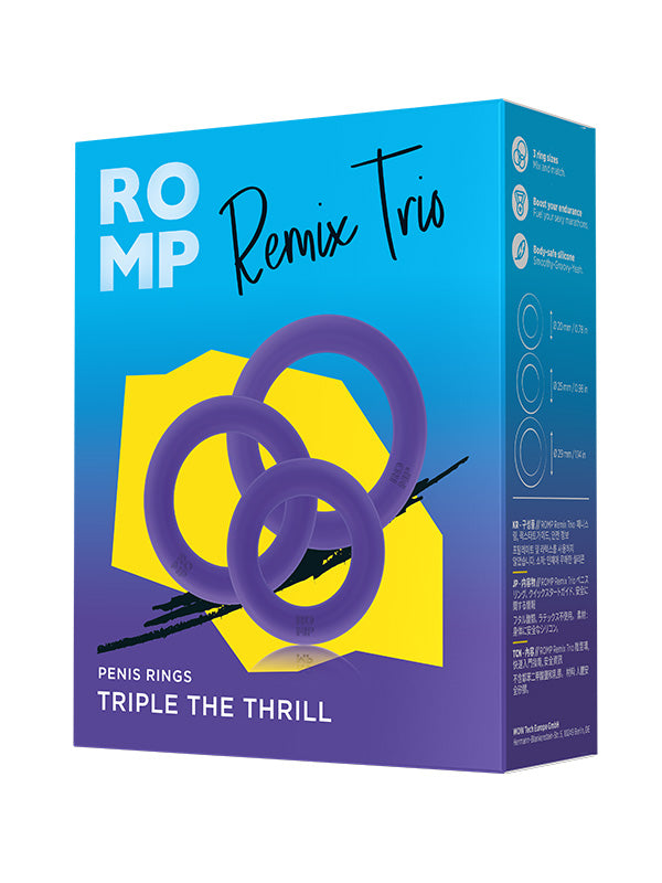 Romp Remix Trio Cock Ring Set