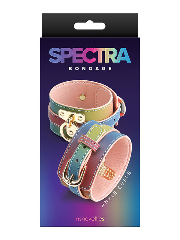 NS Novelties Spectra Bondage Rainbow Ankle Cuffs