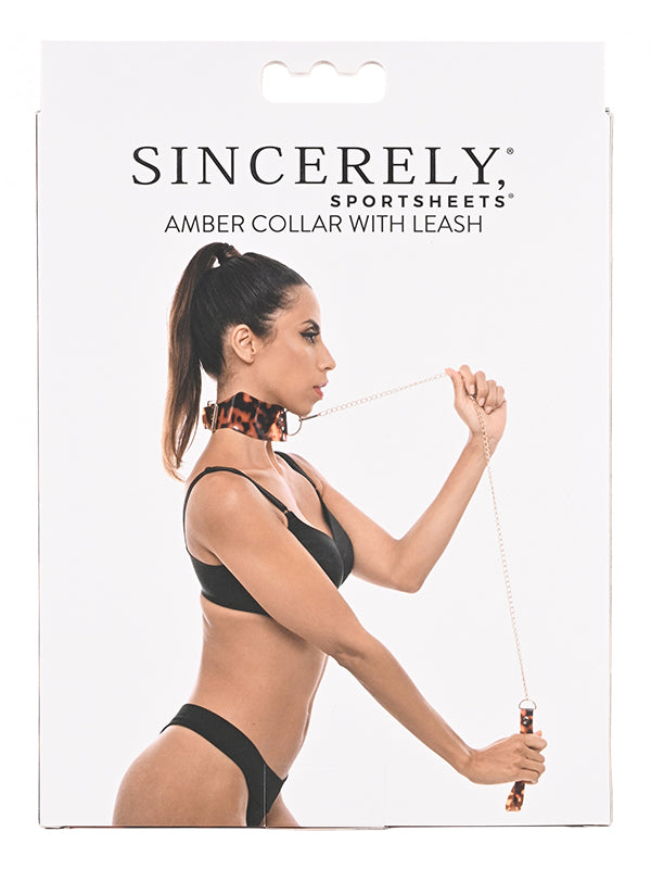 Sportsheets Amber Collar & Leash