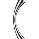 Satisfyer Cosmic Crest 1 stainless steel dildo on a white background