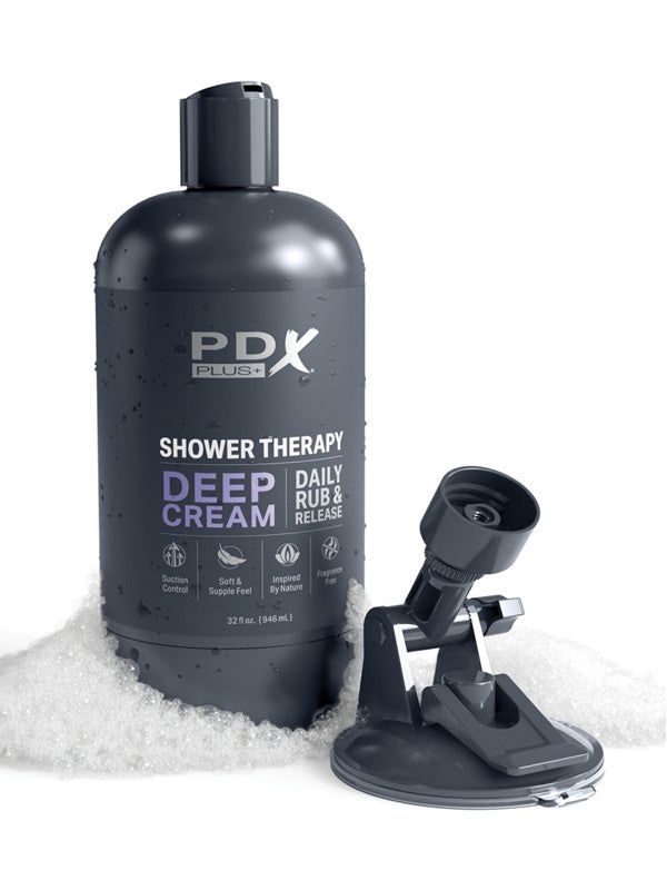Pipedream PDX Plus Shower Therapy Deep Cream Penis Stroker