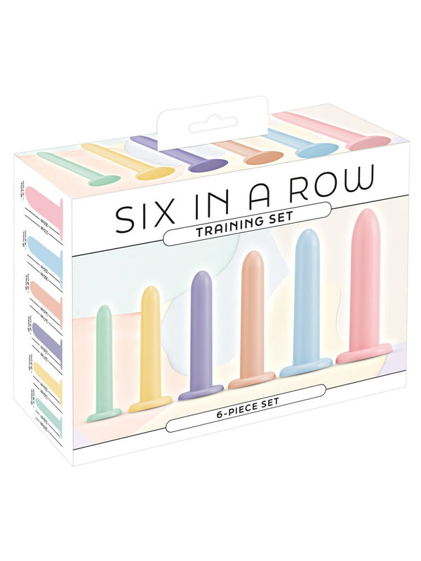 You2Toys Six in a Row Silicone Dilator Training Set