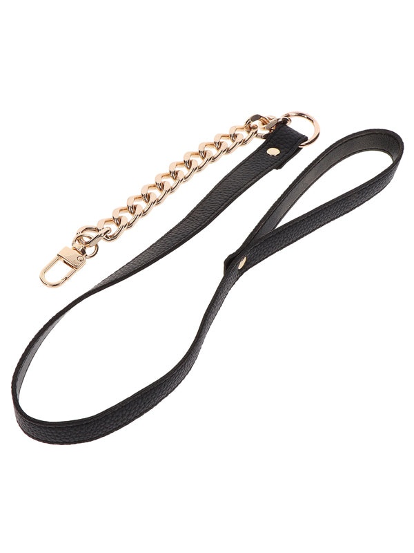 DONA STATEMENT CHAIN COLLAR AND LEASH