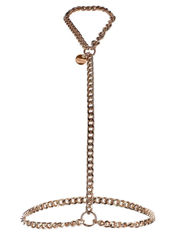 DONA STATEMENT GOLD CHAIN HARNESS