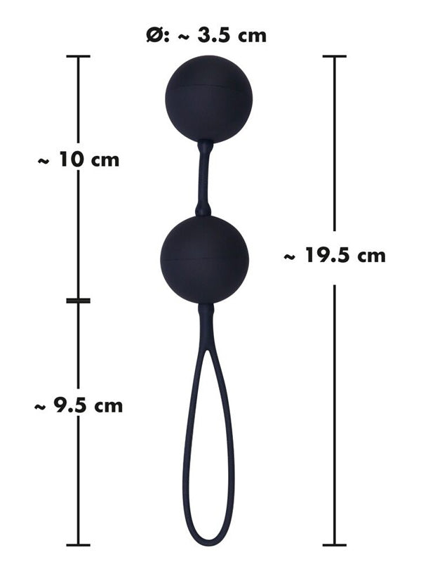 Black Velvets Silicone Vaginal Love Balls