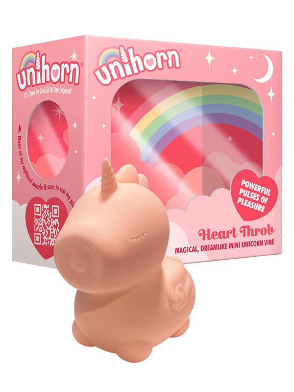 UNIHORN HEART THROB PULSING CLITORAL VIBRATOR