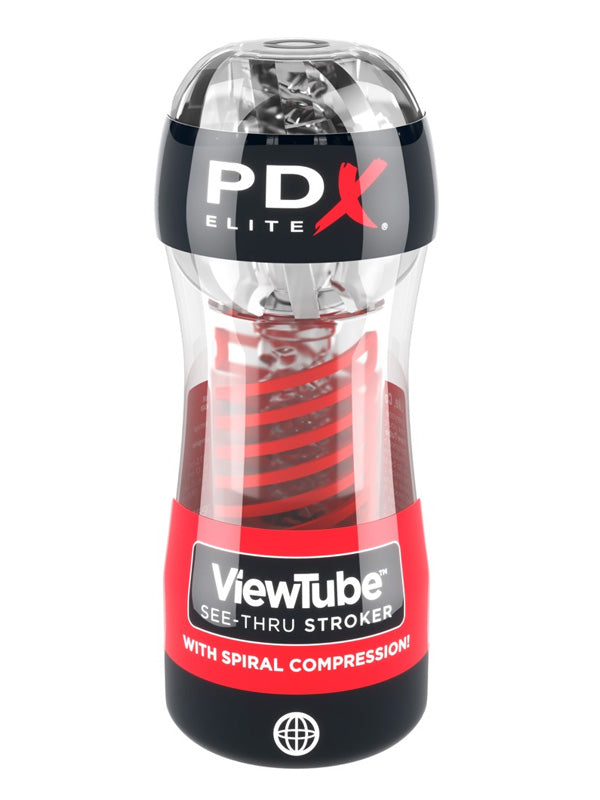 Pipedream PDX Elite Viewtube 2 See-Thru Stroker