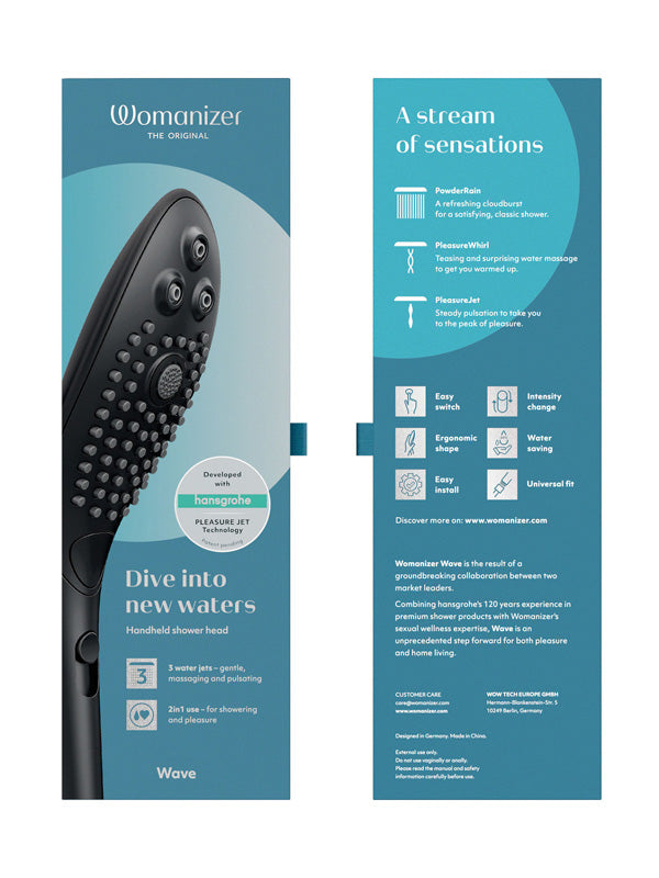 Womanizer Wave Clitoris Stimulating Shower Head