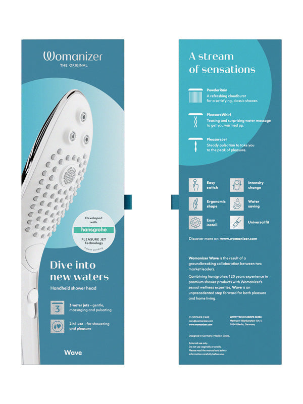Womanizer Wave Clitoris Stimulating Shower Head