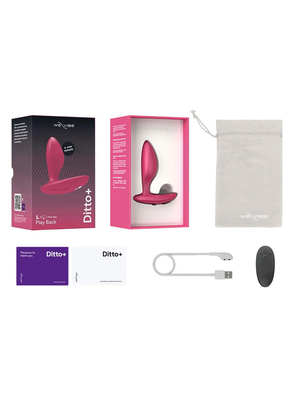 We-Vibe Ditto+ Vibrating Anal Plug