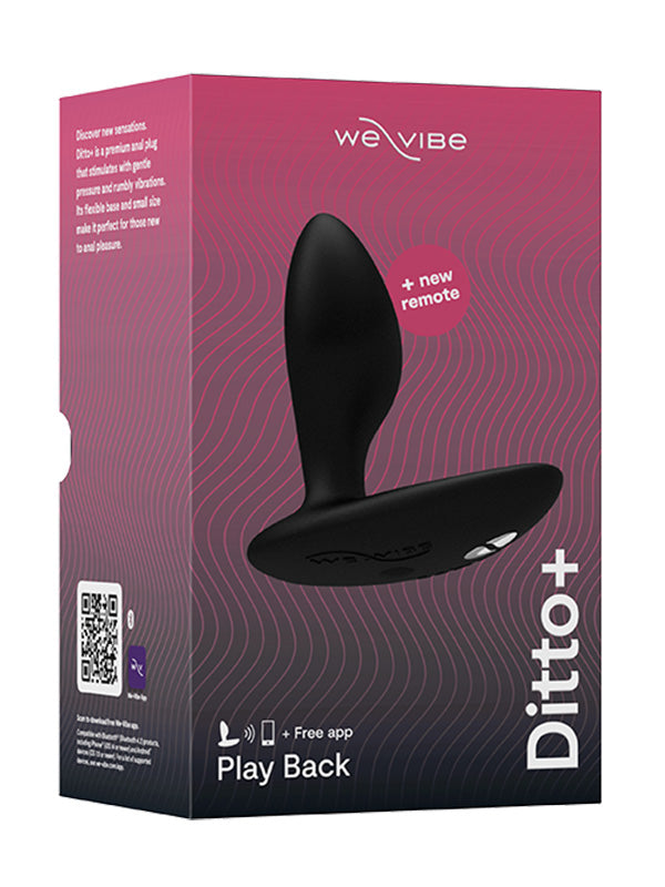 We-Vibe Ditto+ Vibrating Anal Plug