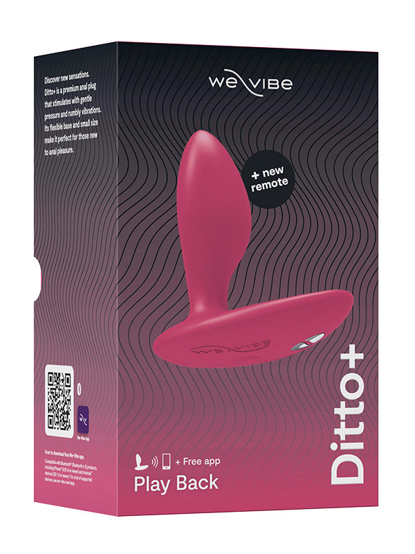 We-Vibe Ditto+ Vibrating Anal Plug